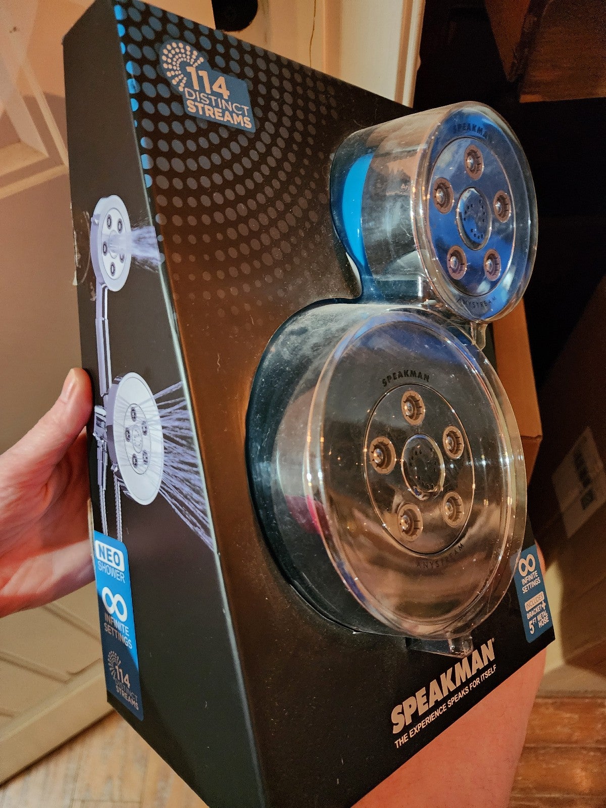 Showerhead Set Handheld Speakman 114 Streams NIB