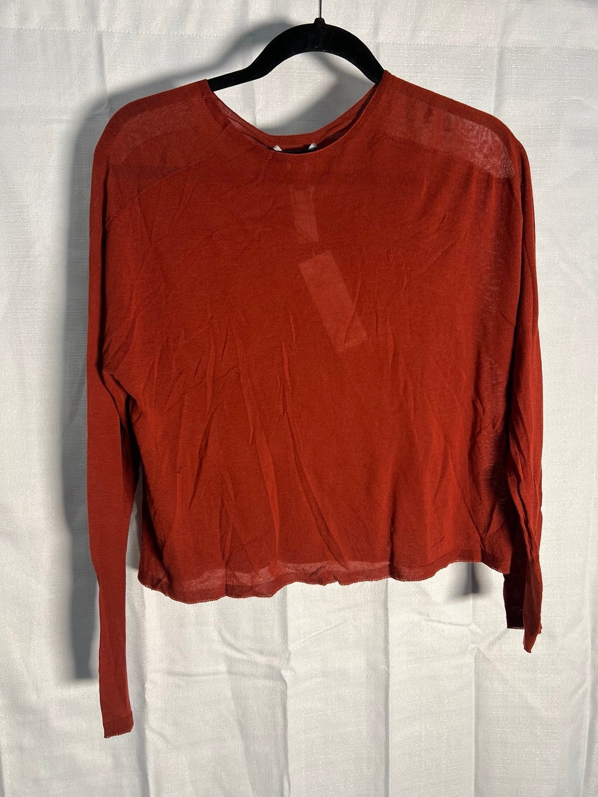 NWT Eileen Fisher Movk Neck Seamless Sleek Tencel Knit Top- XS