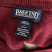 Lands End 100% Lambswool Red Sweater