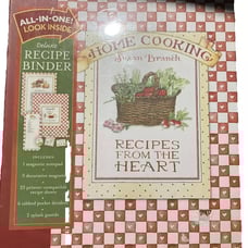 Deluxe Recipe Binder - Home Cooking: Recipes From the Heart~NEW