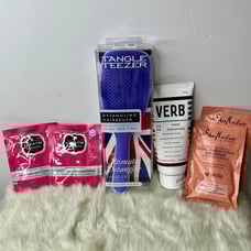 Bundle 6 Pieces Hair Mask-Hair Brush-Deep Hair Conditioner Repairinv Mask #482