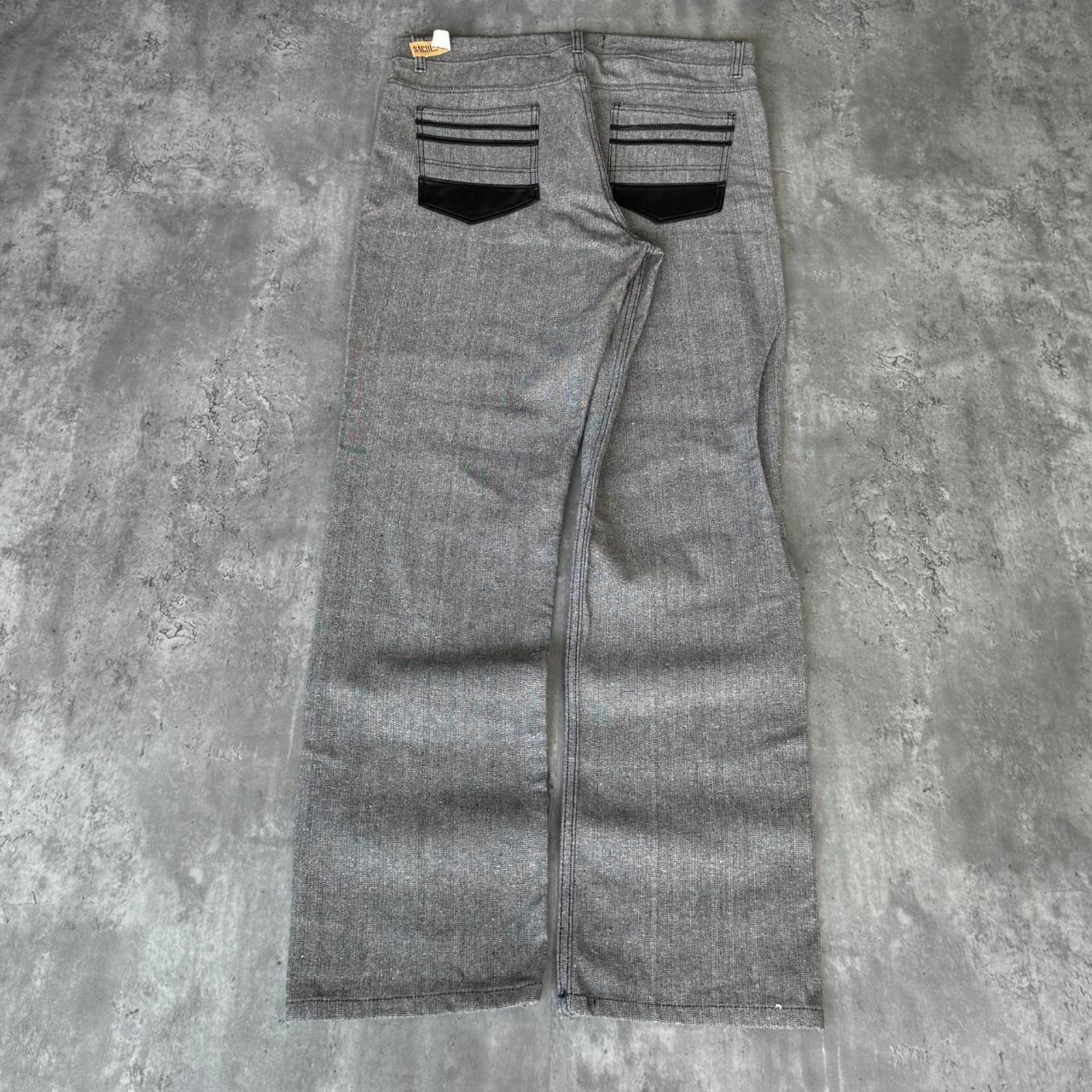 Vintage Y2K Sacred Crown Embroidered Grunge Opium Denim Jeans