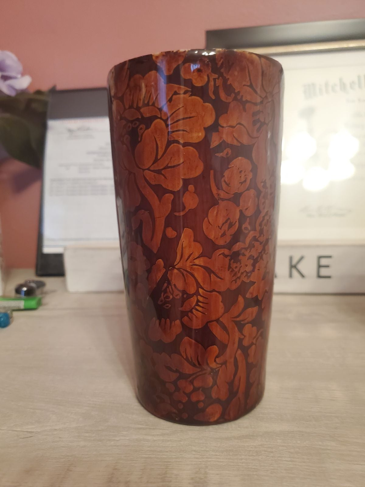 Vintage flower cup