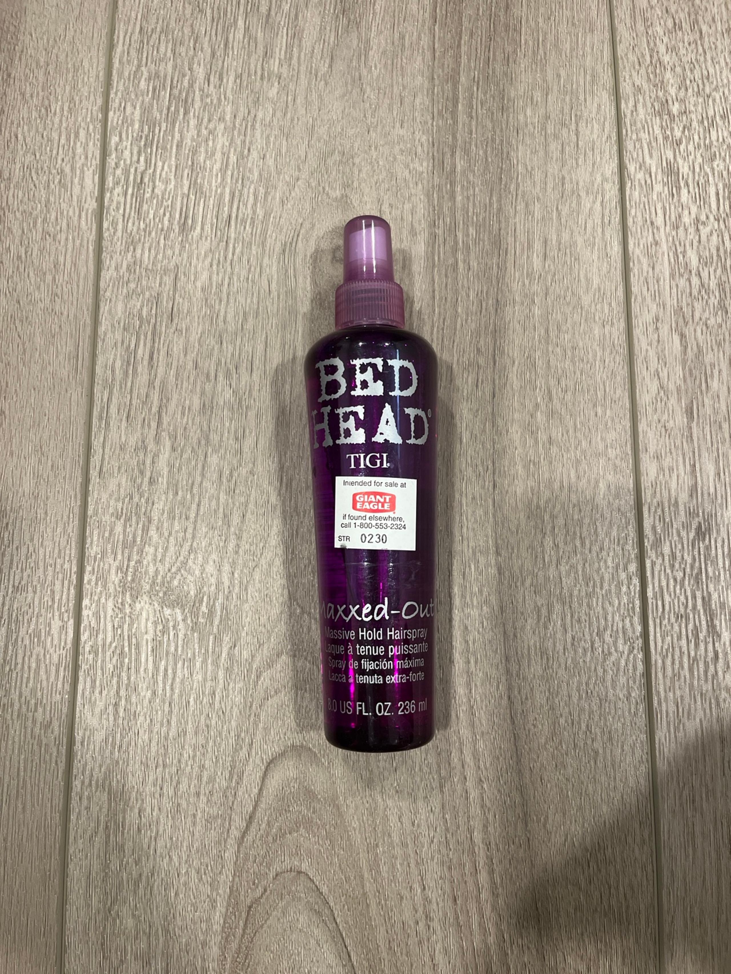 Bed Head TIGI Maxxed Out Massive Hold Hairspray 8 oz NEW HTF NOS Rare