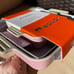 Set of 2 Le Creuset PINK Square Stoneware Baking Dishes Pans New 9 & 5.5