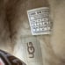 UGG Disco Cross Slide Sheepskin Platform Slippers Womens Sz 8 Chestnut 1121550