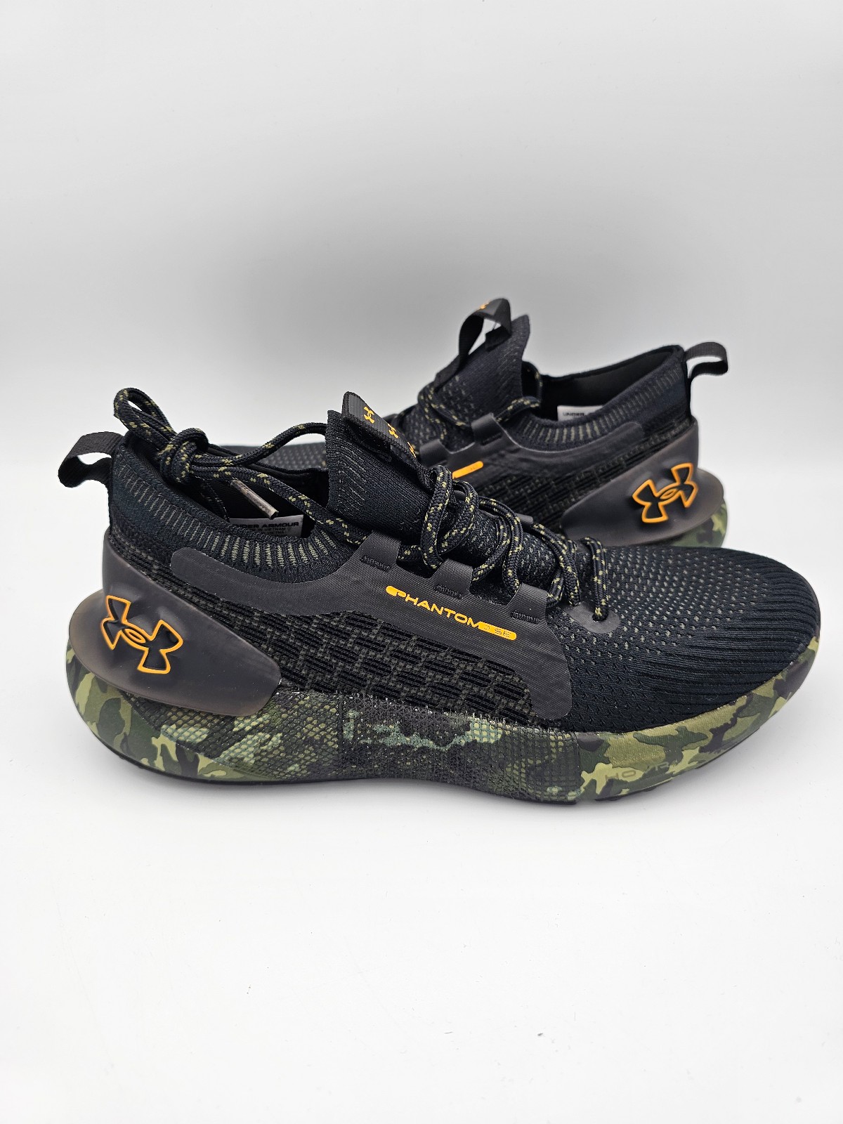 Under Armour HOVR Phantom 3 SE Printed 'Black Marine Green Camo' Men's Size 9