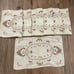 Vintage Embroidered Floral Dinner Napkins Set Of 7 Cross Stitch Cottagecore