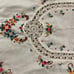 Vintage Embroidered Floral Dinner Napkins Set Of 7 Cross Stitch Cottagecore