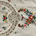 Vintage Embroidered Floral Dinner Napkins Set Of 7 Cross Stitch Cottagecore