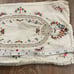 Vintage Embroidered Floral Dinner Napkins Set Of 7 Cross Stitch Cottagecore