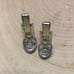 Vintage 925 Sterling Silver Inlay Black Onyx OvalCuff Links Signed