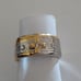 Titanium Steel Ring Cross Diamond Ring 8
