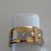 Titanium Steel Ring Cross Diamond Ring 8