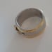 Titanium Steel Ring Cross Diamond Ring 8