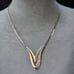 Vintage sterling Ciani modernist necklace