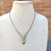 Vintage sterling Ciani modernist necklace