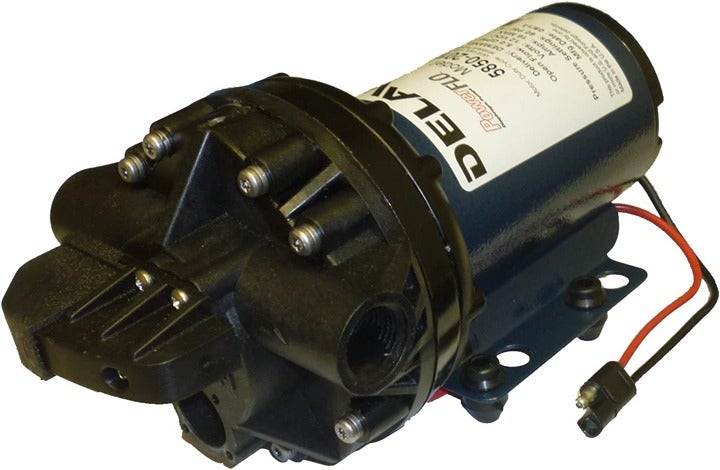 Delavan 5850-201E-SB Diaphragm Pump 12V, 60PSI, 5.0GPM, Demand Pump