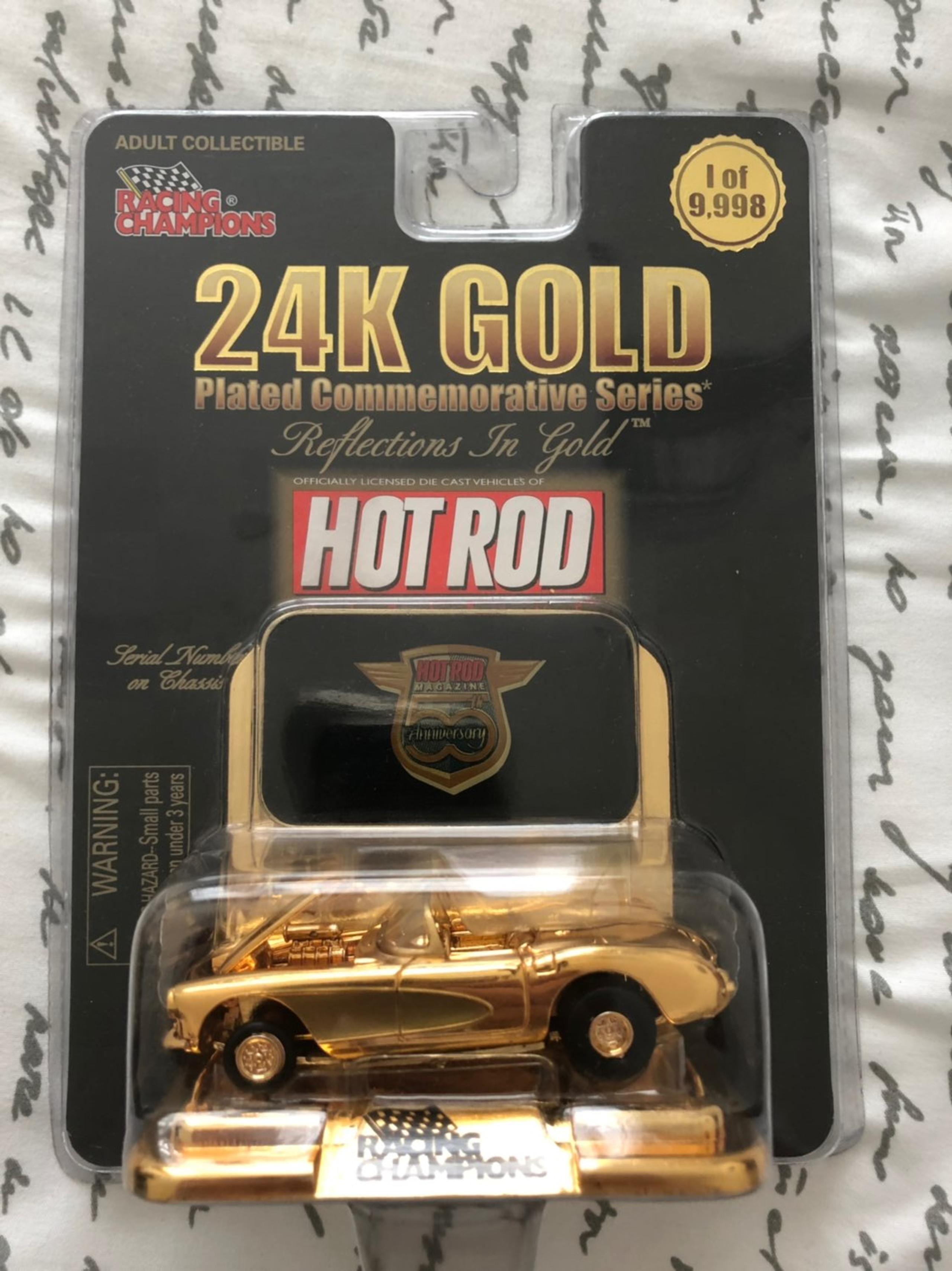 Racing Champions 24K Gold Plated 1/9,998