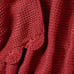 Threshold Studio McGee 60x50 Traditional Sweater Knit Throw Blanket, Red