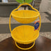 NWT Spring/Summer Lemon Resin Wicker Serving Baskets & Utensil Caddy 4 piece set