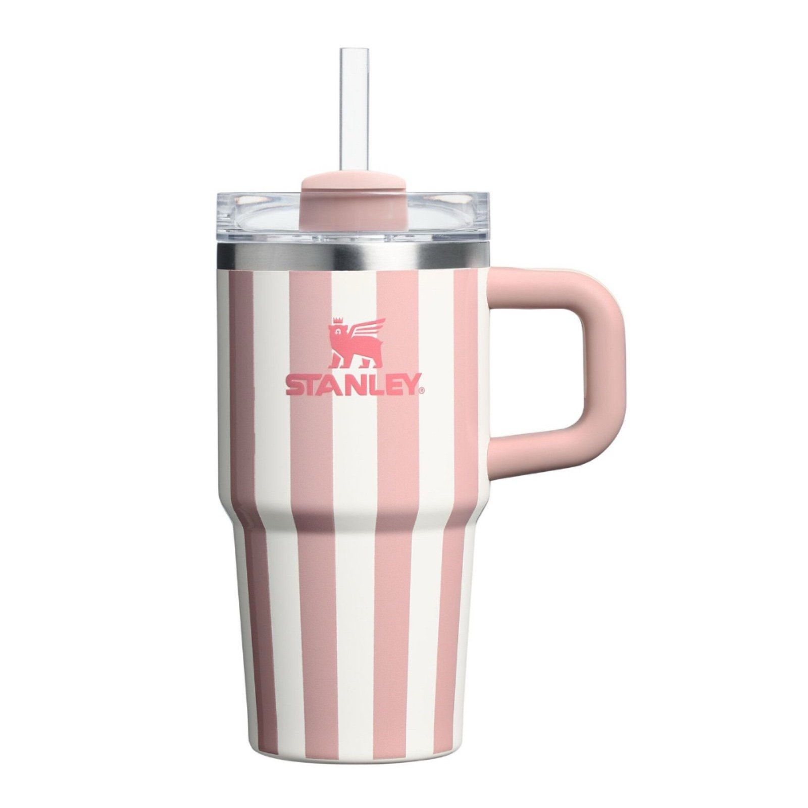 Stanley 20 oz Quencher H20 FlowState Tumbler-Oasis PEACH/PINK GLOSS