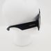 Frye Black Retro Oversized Square Cateye Shield Sunglasses 100% UV