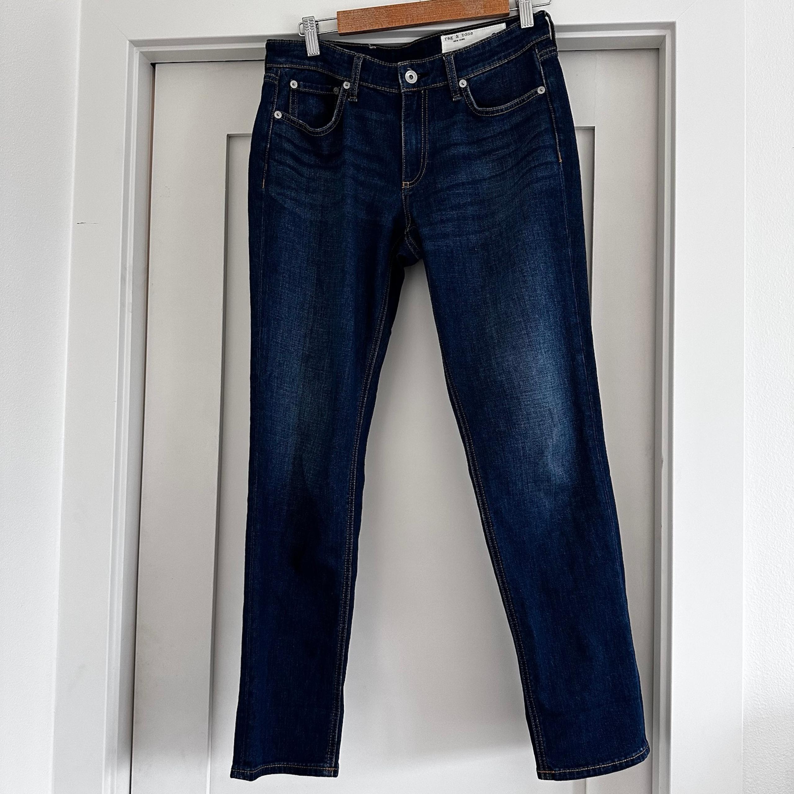 Rag & Bone Dre Low Rise Slim Boyfriend Jeans in Stowe Size 27