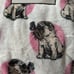 Valentine’s Day Pug Plush Throw Blanket bundle of 2