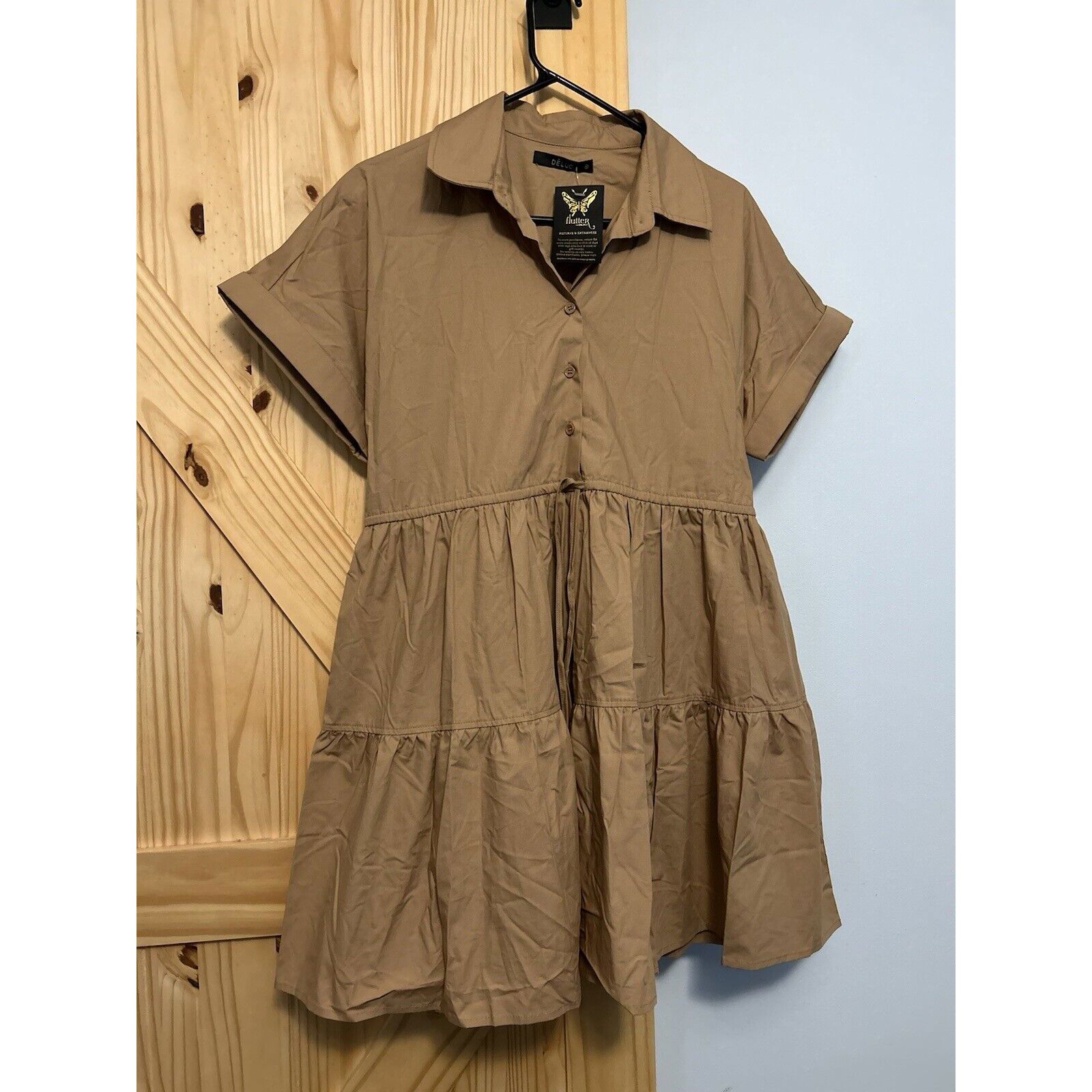 Deluc Tilda Shirt Mini Dress Size M