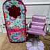 Doll carrying case and salon chair