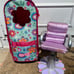 Doll carrying case and salon chair
