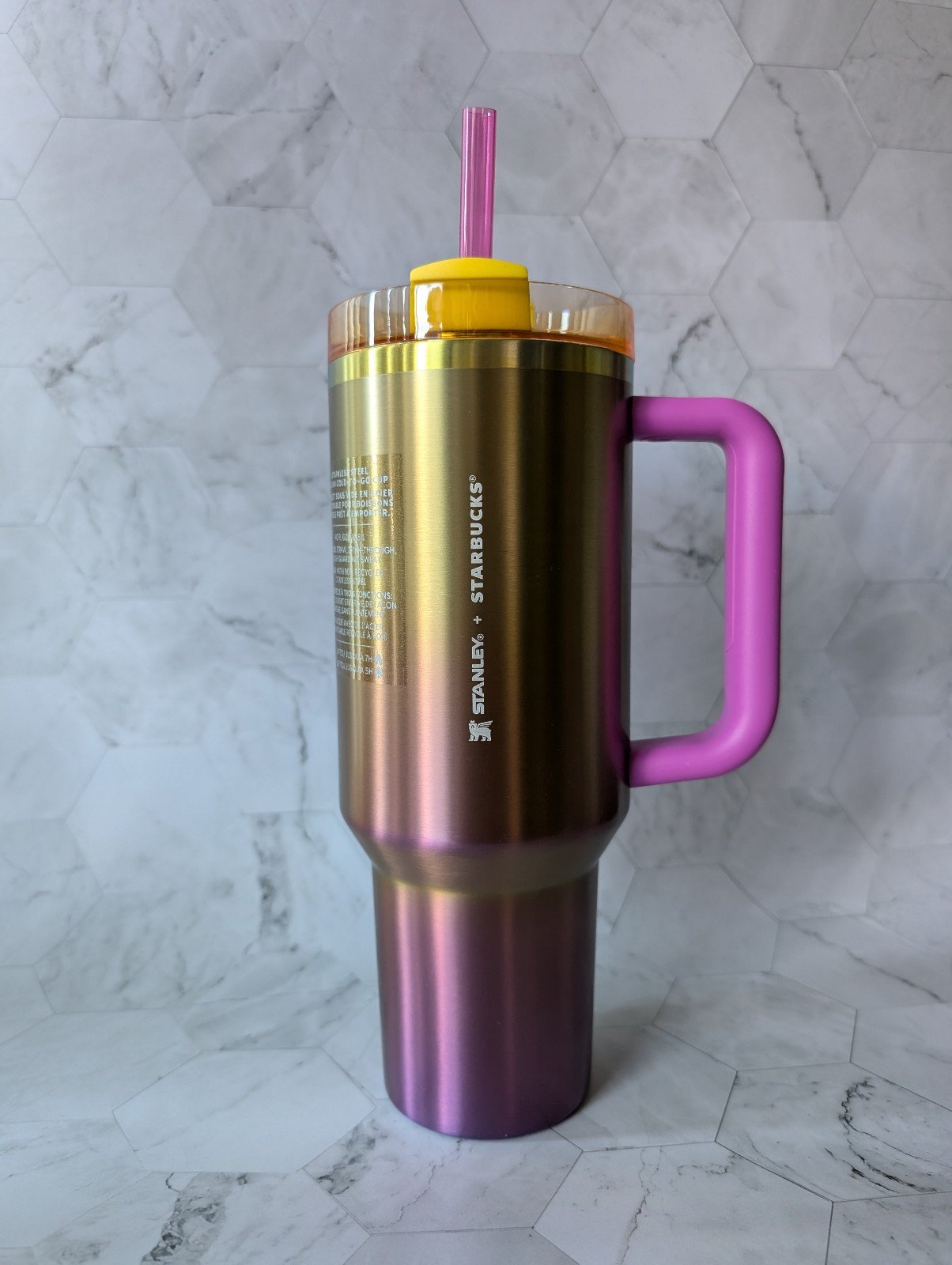 Starbucks x Stanley Quencher 2024 Summer Sunset Gradient Tumbler