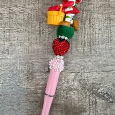 RARE Strawberry Shortcake Beaded Pen