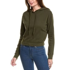 New. Michael Stars green cropped hoodie. XS. Retails 139