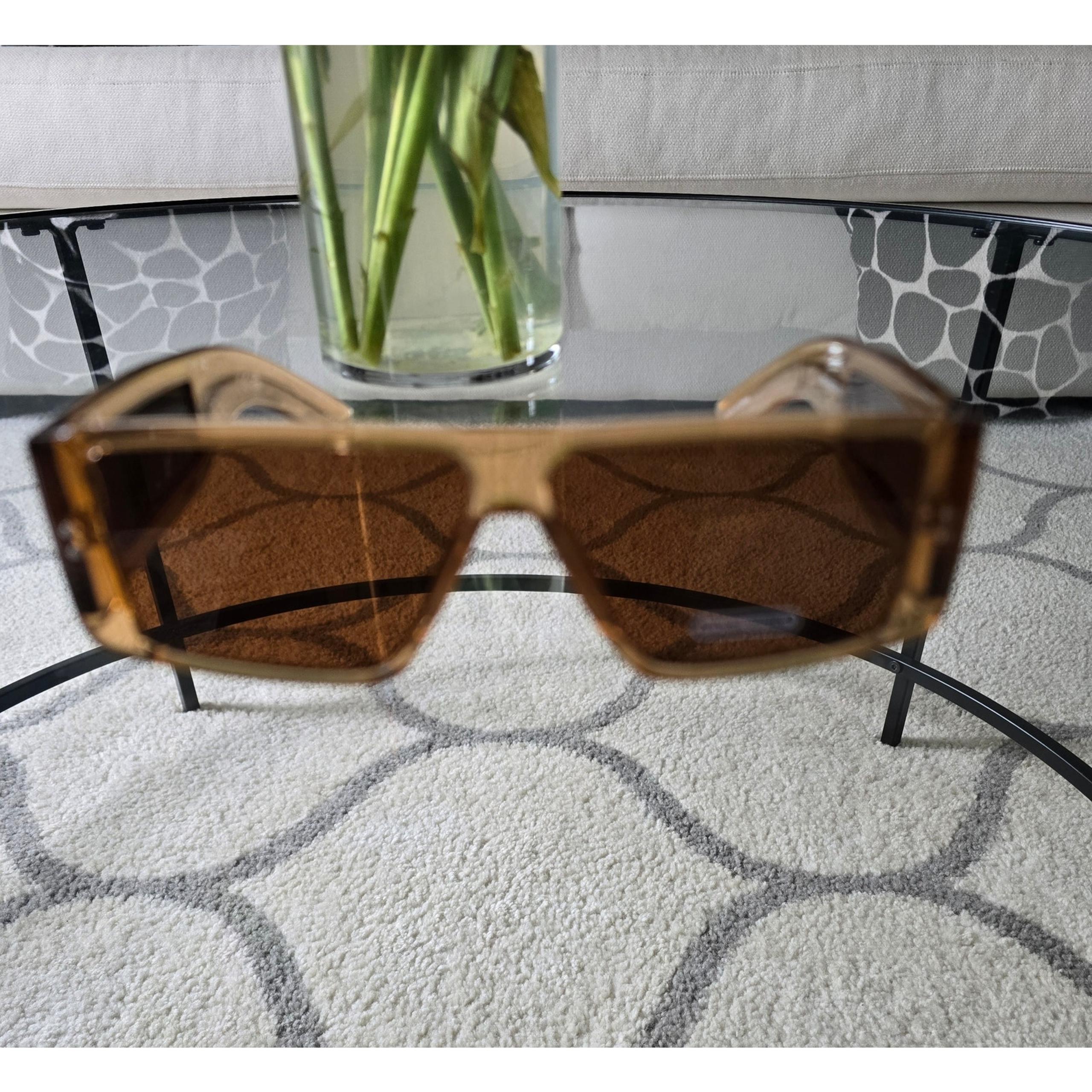 PrettyLittleThing Brown Square Sunglasses New