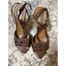 Bottega Veneta Intrecciato Weave Leather T-Strap Designer Lux Sandals Brown 9