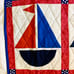 Sailboat quilted art table runner patrio