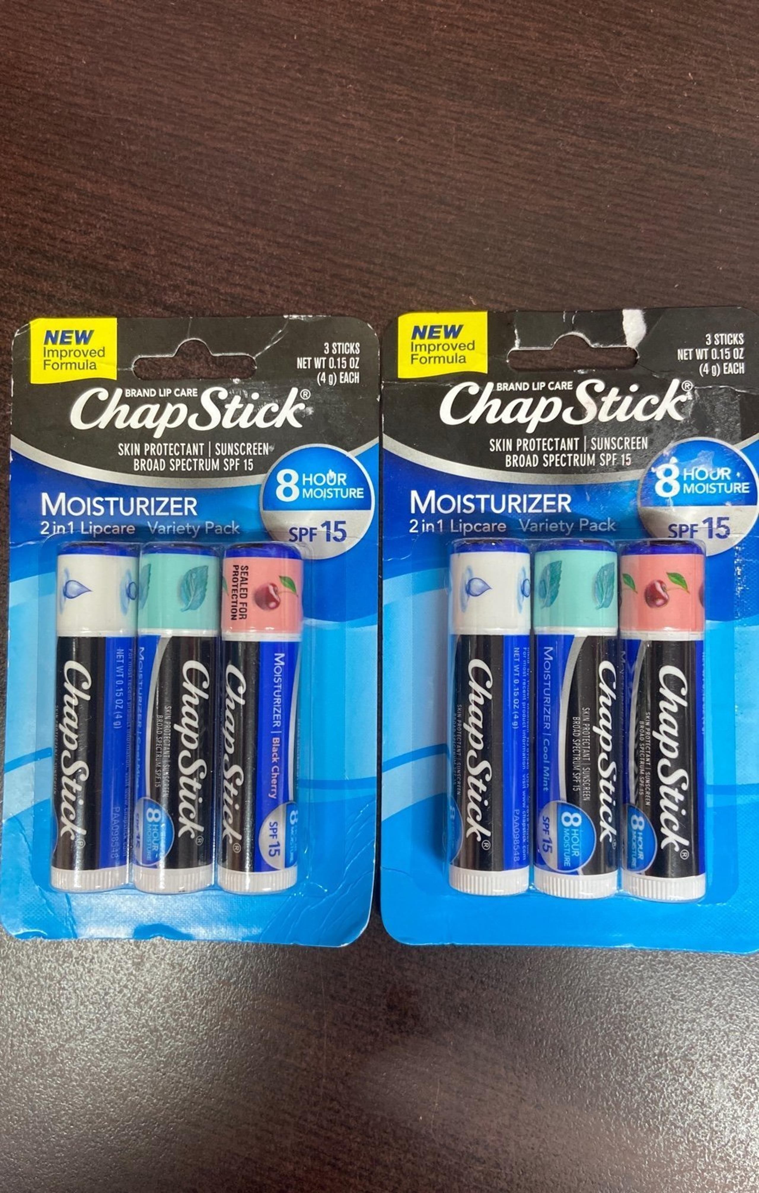 Chapstick Moisturizer Variety Packs