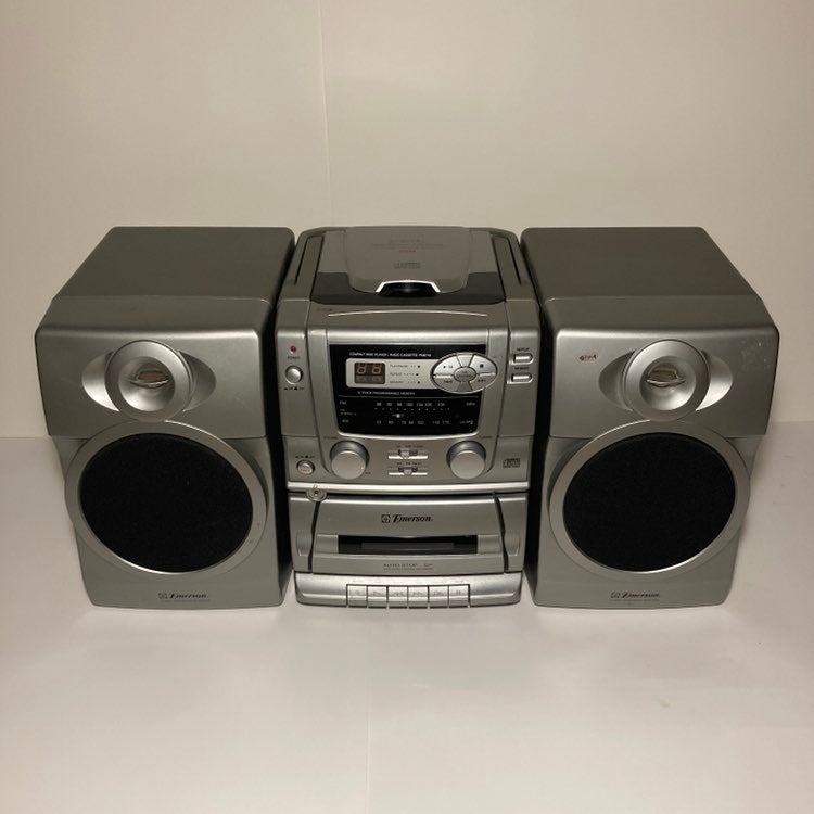Vintage Emerson CD Player Radio Cassette PD6719 - 2 Way Speaker