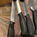 ONEIDA KNIFE SET In Wooden Block