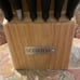 ONEIDA KNIFE SET In Wooden Block
