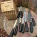 ONEIDA KNIFE SET In Wooden Block
