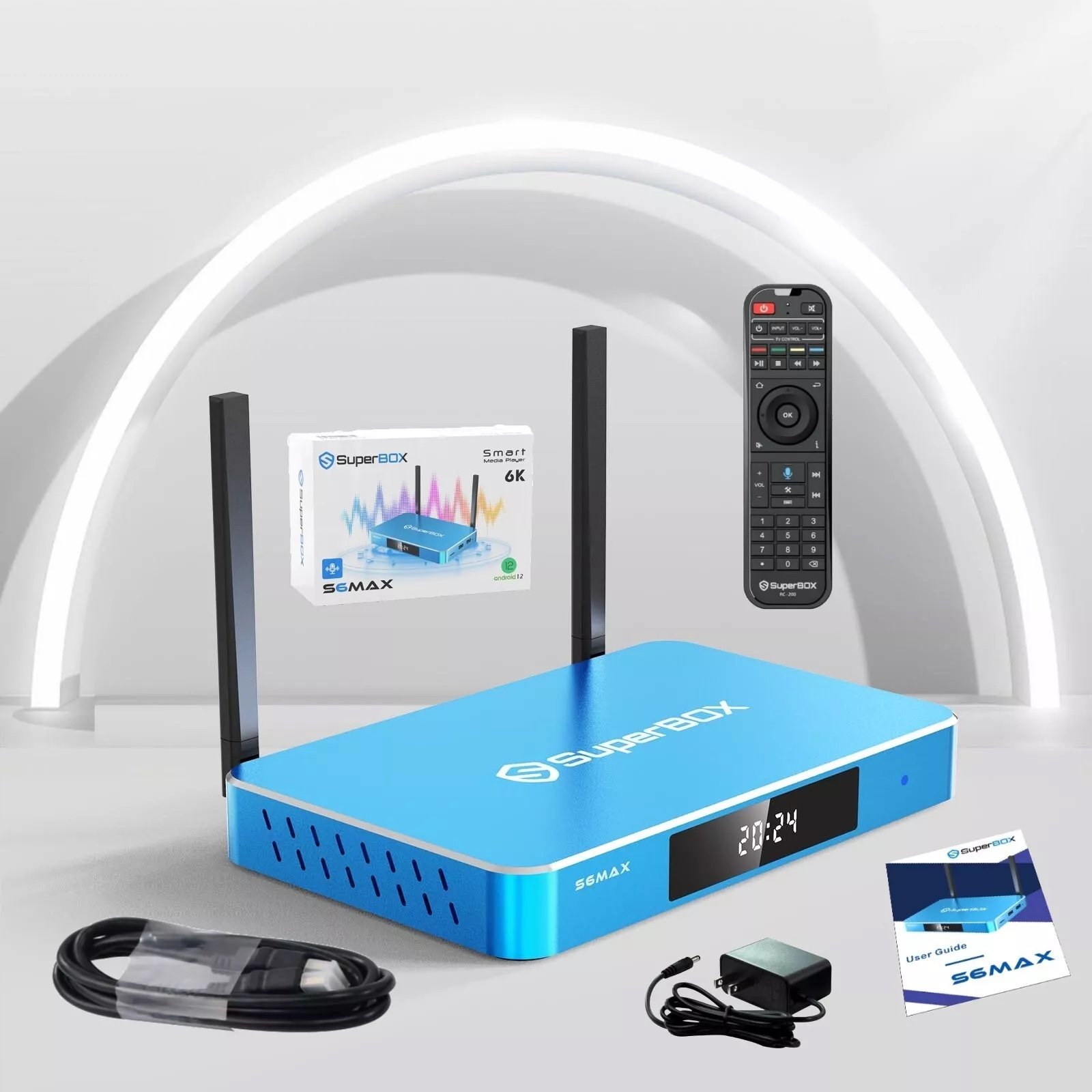 SuperBox S6 MAX Smart TV, movies, shows free sports replaces your cable bill