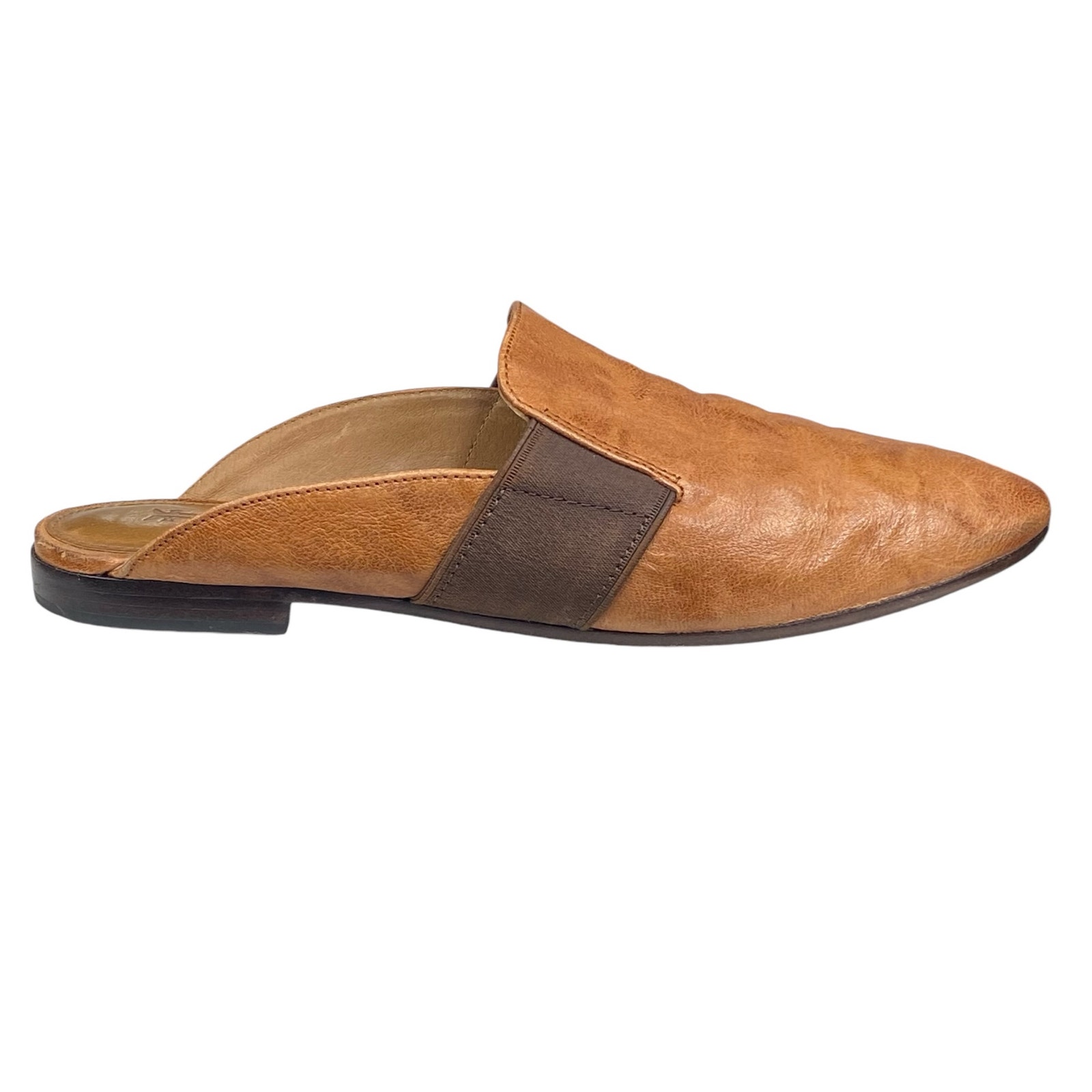 Frye Women’s Terri Gore Cognac Slip On Mule Size US 9.5
