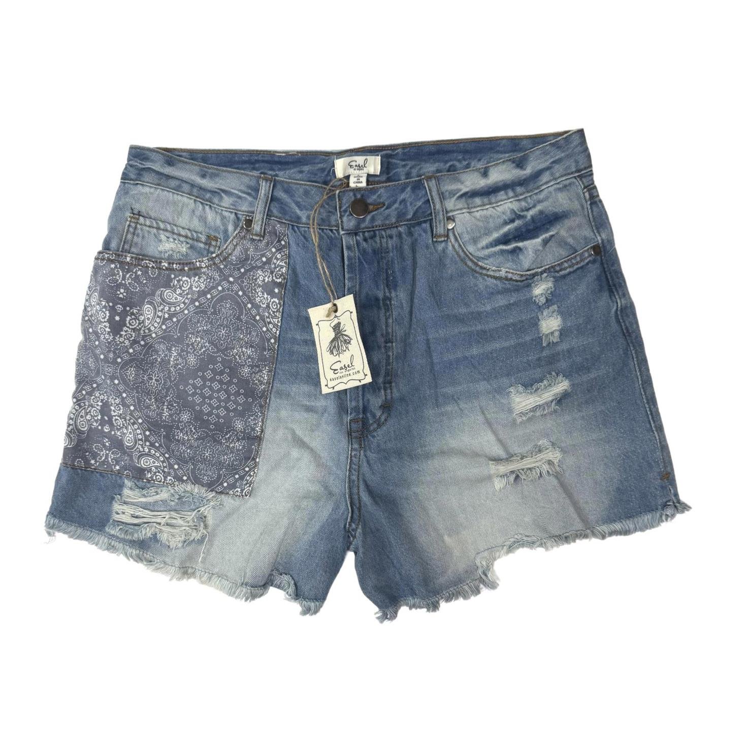Easel Patchwork Shorts Size Large