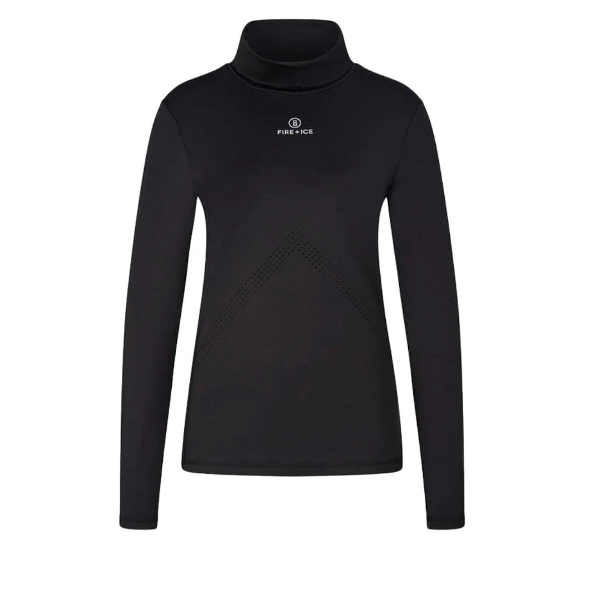 BOGNER FIRE + ICE Women's Regan Turtle Neck Top- Black- Large-NEW TagsXXL