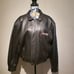 ECLIPSE BY FUJITSU TEN AUDIO LOGO LEATHER JACKET SIZE MEDIUM