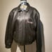 ECLIPSE BY FUJITSU TEN AUDIO LOGO LEATHER JACKET SIZE MEDIUM