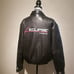 ECLIPSE BY FUJITSU TEN AUDIO LOGO LEATHER JACKET SIZE MEDIUM